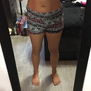 Super soft shorts w/ elephant print